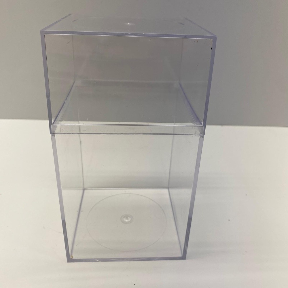 Clear Plastic Display Box Container Stackable Storage Case for Collectibles 7 in - Picture 4 of 10